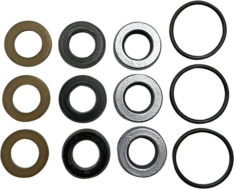 Replacement Low And High Pressure Seal Kit For Pressure Washer Pumps Black That Delivers Leak Free Performance With Easy Install
