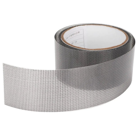 5 Pack Self Adhesive Window Screen Repair Tape With Durable Acrylic Mesh For Quick Fixes At Home Or During Camping Trips No Fuss Cutting And Applying No Full Screen Replacement Needed