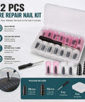 Rock Solid Mushroom Tire Repair Kit With Steel Puller Tool And Compact Carry Case For Cars Trucks Scooters And Electric Bikes No Sweat Roadside Puncture Patch Jobs, 32-piece set in storage box.