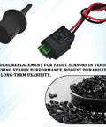 Mercedes Benz Ambient Air Temperature Sensor Replacement For Exterior Temperature Sensor And Plug Kit Direct Fit OEM 0075421318 0005428418 5S11829 Compatible With Most Mercedes Models, showing sensor and plug on white background