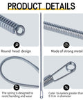 3 Piece Set For Hoodies And Pants Clip Replacements Effortlessly Thread Ropes And Elastic Cords With Durable Metal Spring No Bend Design
