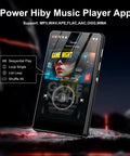Kid Friendly All In One Bluetooth WiFi MP3 Player With 80GB Storage 4 Inch Touch Screen displaying music app interface