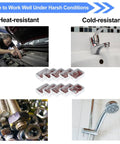 Silicone O Ring Kit With Metric Sizes 70 Shore A Hardness For Extreme Temperature Sealing From Minus 22F To 392F in 10-box set