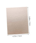 Must Have 10 Pack Mica Plate Sheets 150x120mm Heat Resistant Insulation for Microwave Ovens beige sheet dimensions