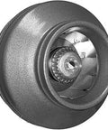 Image of Beefy 8 Inch 739 CFM Powerfan VTX800 with extended collar duct hookup, heavy duty steel housing, rust resistant hammertone finish.