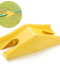 Yellow base for Traveling Tractor Sprinkler Head For Lawn And Garden No Fuss Easy Setup Durable Motor Assembly Yard Watering System