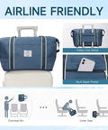 Travel Duffle Bag For Everyday Getaways Foldable Waterproof Weekender Carry On With Wet Compartment And Detachable Shoulder Strap