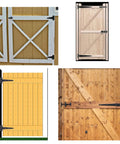 Four Piece T Strap Hinges Four Inch Heavy Duty Gate Hinges For Barn Doors Wooden Panels Farm Fences And Workshop Sheds Built Like A Tank For No Sweat Install on various wooden gates.