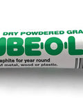 Dry Powder Graphite Lubricant 6 Gram Tube For Metal Wood Or Plastic Extra Fine Graphite Lubricant For Locks Drawers Tools Rails Cabinets And Year Round Use No Mess For Easy Glide on a white background.