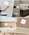 Heavy Duty Zero Hassle 15X15 Inch Drywall Access Panel For Wall And Ceiling Plumbing Repair Easy Pop Open Click Lock White Cover installed