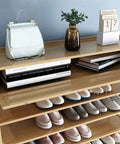 10 Tier Vertical Shoe Rack With Top Storage Box Narrow Shoe Storage Organizer For Entryway Hallway Closet Holds 45 Pairs Womens Kicks In Massive Capacity Design That Is A Total Game Changer For Your Space with shoes and accessories.