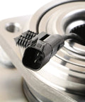 Close-up of Wheel Bearing And Hub Assembly For Jeep Wrangler JK 2011 2017 And 2018 Wrangler Bolt On Replacement Part showing connector