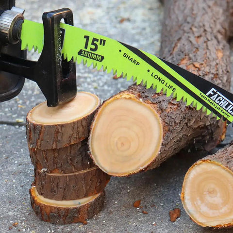 15 Inch Japanese Teeth Reciprocating Saw Blades For Wood Pruning And Tree Trimming 6TPI Curved Edge cutting wood log
