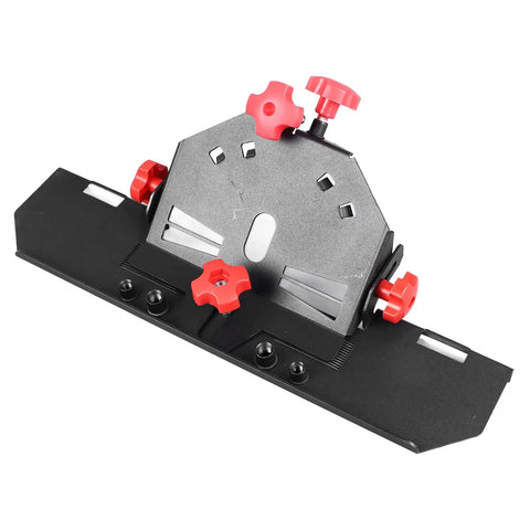 Heavy Duty Electric Tile Chamfering Jig for Creating Perfect 45 Degree Angles On Ceramic And Stone with red screw nut design.