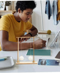 Student using Hands On Physics Experiment Tools And Principle Kit For Students Real World Science Lab Set at home