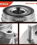 Close-up details of Front Wheel Bearing and Hub Assembly 6-Lug for Chevrolet Colorado 2009-2012 and GMC Canyon 2009-2012 4WD