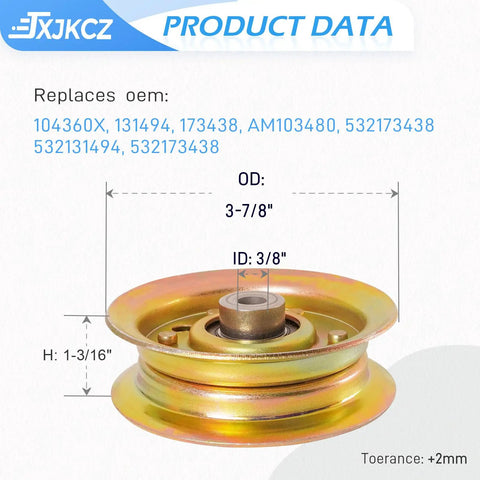 42 Inch Deck Rebuild Kit Fits Craftsman LT1000 LT2000 DYT4000 DLT3000 Husqvarna Poulan Pro Riding Mowers Pulley Dimensions