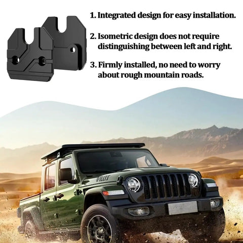 Heavy Duty Aluminum Car Sun Visor Repair Kit With Screws Tough Sun Visor Clip Replacement shown for RAM 1500 Trucks