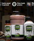 Heavy Duty Hand Cleaner For Mechanics With Pumice And Clay Infused Formula That Kicks Grease Oil And Grime Moisturizing Liquid Hand Soap For Shop Garage And Industrial Use 32 Oz bottles