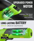 Cordless Grass Shear And Shrubbery Trimmer Two In One Handheld Electric Tool with motor and battery details