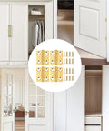 Four Pack Solid Brass Mini Folding Butt Hinges For Cabinets And Drawers Doors Jewelry Boxes And Wood Chests 1 Inch 25x22mm