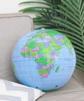12 Inch Inflatable Globe Ball For Kids Learning Education A Fun Classroom Geography Teaching Toy With Labeled Continents Countries Rivers Oceans