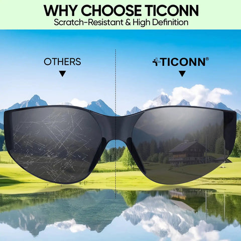 Solid Gear Clear Safety Glasses 120 Pack For Men And Women Featuring Ansi Z871 Approved Impact Shield Plus Anti Scratch Polycarbonate Lenses For Zero Hassle Workshop Adventures - comparison of scratched vs clear lenses outdoors