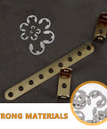 Stainless Steel External Retaining Rings Kit, Assortment Set in One Box for Quick Install and Easy Removal, Pro Grade Clips for Automotive, Machinery, and DIY Projects, silver rings on dark background