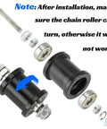 Mini Bike Chain Tensioner With One And Three Quarters Inch Roller Replacement for Coleman CT100U CC100X with installation parts