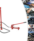 Heavy Duty Auto Body Frame Repair Tool Kit With Storage Case Red - 15-Piece Set includes hydraulic ram and pump.