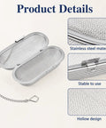 No Sweat Stainless Steel Ultrasonic Cleaner Baskets With Heavy Duty Locking Clips For Quick Watch Jewelry And Tool Washing. Stainless steel mesh design.