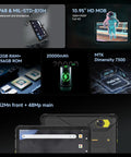 Hardcore Rugged Tablet With 10.95 Inch Screen Running Android 15 Packing 20 GB Ram And 256 GB Storage showing IP68 rating and features