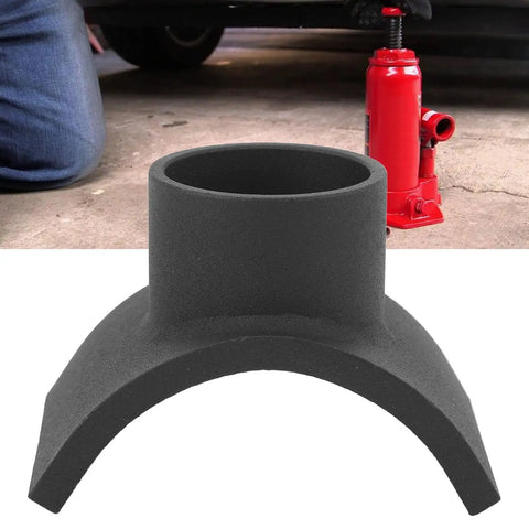 Universal Axle Cradle Saddle For 3in Tube Bottle Jacks Heavy Duty Iron Construction With Cushioned Pad Lifting Adapter