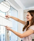 20 Piece Hidden Channel Valance Clips For One Seven Eighth Inch Blinds Super Slick Snap On Hardware to conceal window rods during installation.