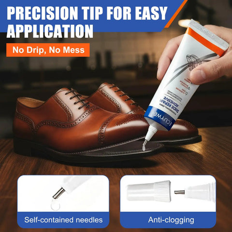 Using Everyday Shoe Glue For Repairs And No Fuss Quick Flexible Waterproof Adhesive For Insoles Soles Heels And Leather 100Ml