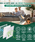 Keep Your Home Air Fresh With This 20x20x1 Inches MERV 13 MPR 1800 Deep Pleated Furnace And AC Filter Nine Pack With Reusable ABS Frame