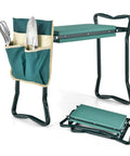 Garden Kneeler Bench With Tools Pouch Foldable Garden Seat Stool Kneeling Pad Cushion For Patio Yard And Lawn Versatile Lightweight Gardener Buddy For Comfortable Sit Or Kneel Easy Storage And Transport