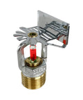 Heavy Duty Sidewall Sprinkler Head Packing A Slick Chrome Finish And No Nonsense Thermal Trigger For Rock Solid Emergency Fire Coverage On Interior Walls Ul Fm Certified, showing chrome finish and brass fitting.