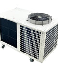 Built Tough Heavy Duty Industrial Portable Air Conditioner 51100 Btu Commercial Spot Cooler view with fan, wheels, and grid pattern.