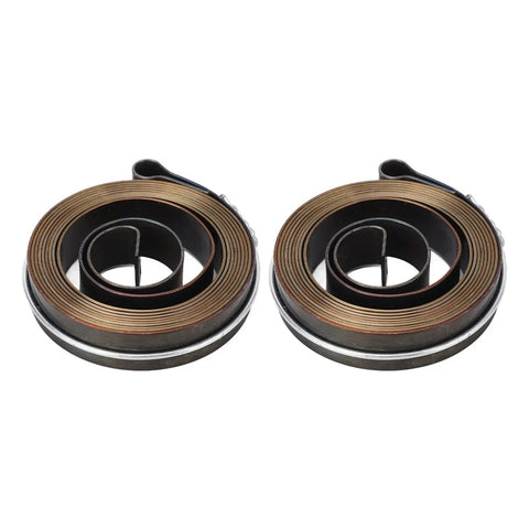 Universal Drill Press Quill Feed Return Coil Spring Set Plated Steel For Horizontal And Vertical Bench Drills 2 Pack