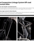 Carbon Fiber Full Suspension Mountain Bike With Fox Front Fork For All Terrain Off Road Enduro Riding 12 Speed M6100 Firepower Orange focus on suspension system