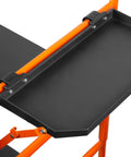 Built Different 4 Foot Portable Rolling Scaffolding Platform With 500 Pound Capacity And Tight Locking Casters smooth folding worktable detail.