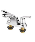 Colony Pro Two-Handle Centerset Bathroom Faucet, Less Drain, Polished Chrome Finish, ADA Compliant, Lead-Free Metal Construction
