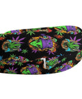 Travel Friendly Comfy Memory Foam U Shaped Neck Pillow For Women with colorful alien design cover