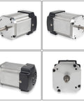 110V 750W DC Brushless Spindle Motor Kit with Driver Board for CD210V WM210V Lathe, aluminum body, different angles view