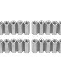 Stainless Steel Hex Coupling Nut Set, 20 Pack, M6x1 Thread, 25mm Length, Rod Connector Bolts For Studs And Machine Screws, Indoor Outdoor Use