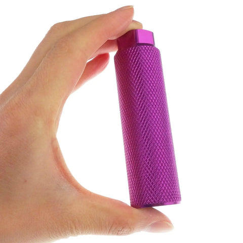 Close-up of purple 3/8 inch axle fit aluminum alloy bike peg, part of 2 Pairs Aluminum Alloy Bike Pegs For Mountain Bikes Rear Stunt Pegs.