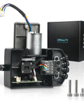 Five Way CFS Bottom Bracket Kit With Brushless Motor 0.35A 24V for filament system replacement, components and screws shown