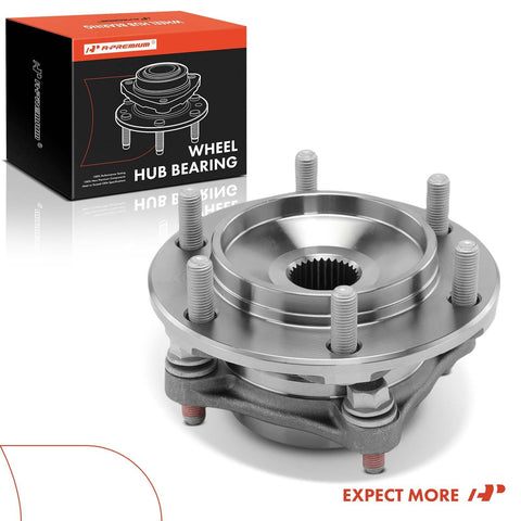 Beefy Front Wheel Bearing Hub Assembly For Toyota Tacoma 2005 2021 4Runner 2003 2021 6 Lug 4WD Heavy Duty Replacement pictured with box