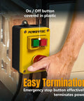 Magnetic Safety Switch With Emergency Stop Button For Table Saw Router Table And Drill Press 120V 18A